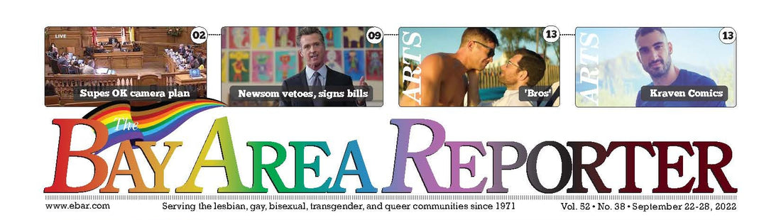 The Bay Area Reporter – Kraven Comics feature, September 2022